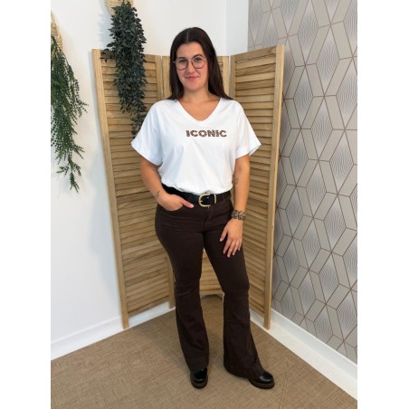Tee Shirt Grande Taille Iconic Léopard Vivichy | Marina & Paloma