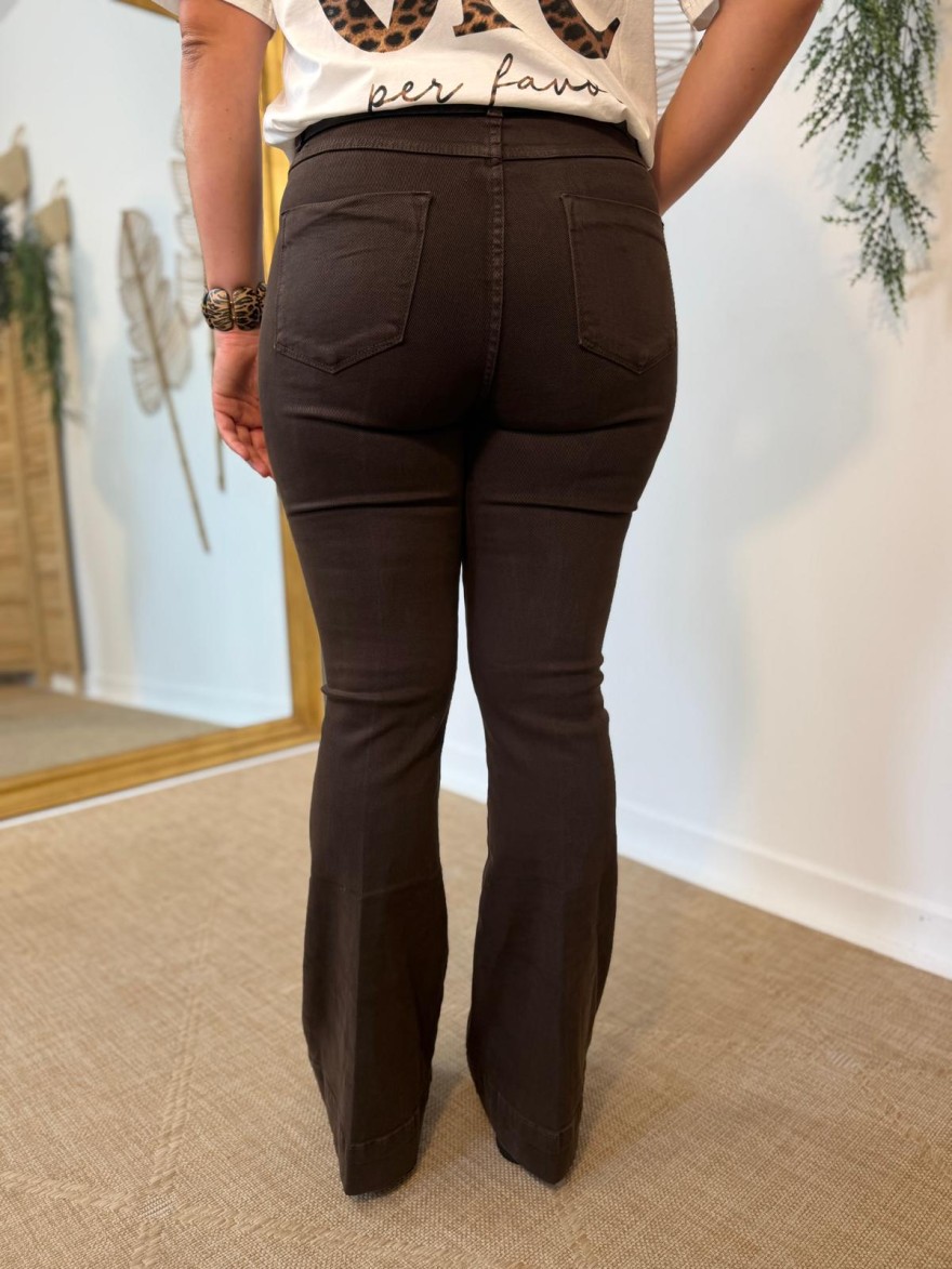 Jean Flare Norfy Taille Haute et Confortable | Marina & Paloma