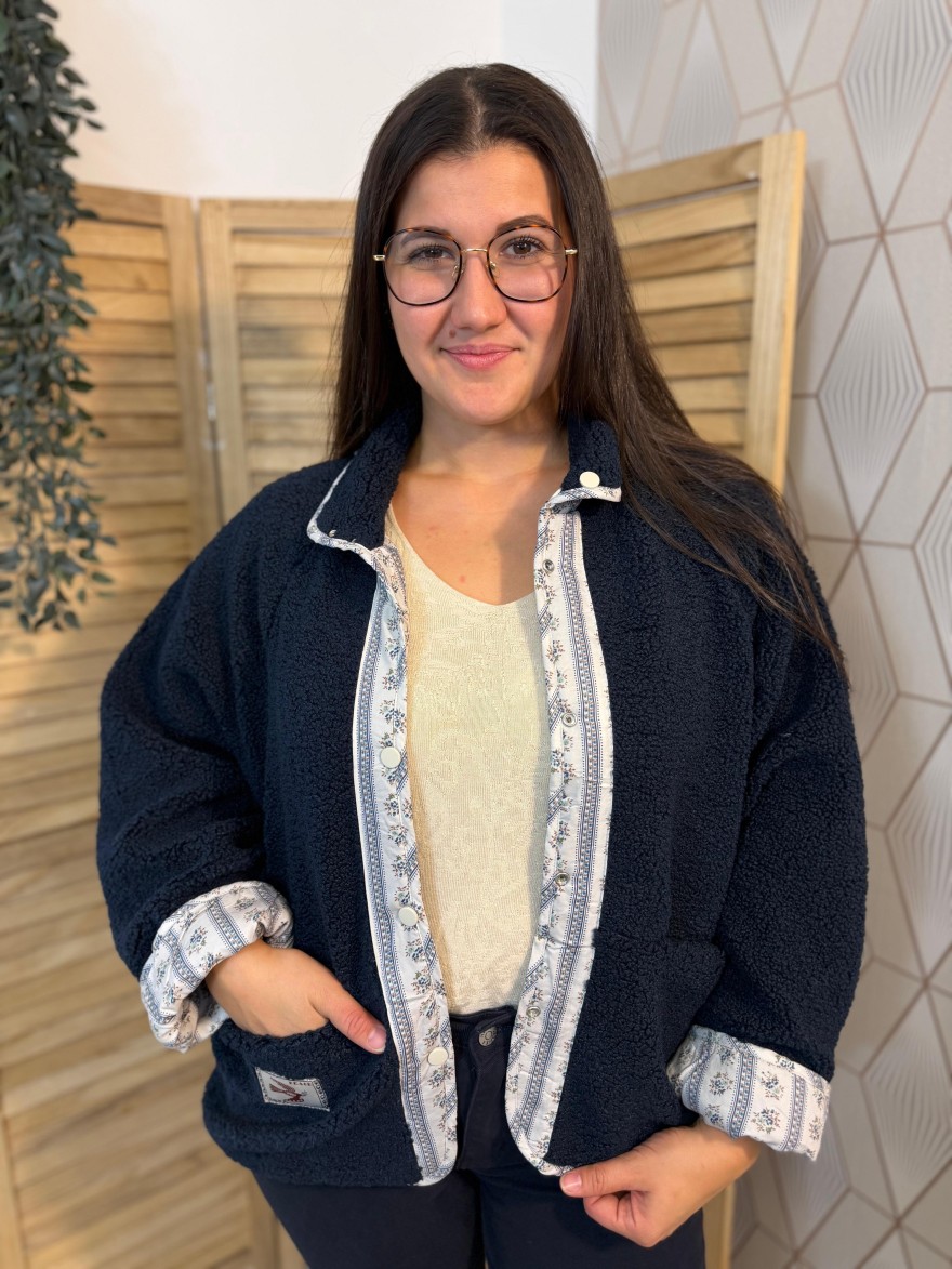 Veste Réversible Season en Moumoute Femme | Marina & Paloma