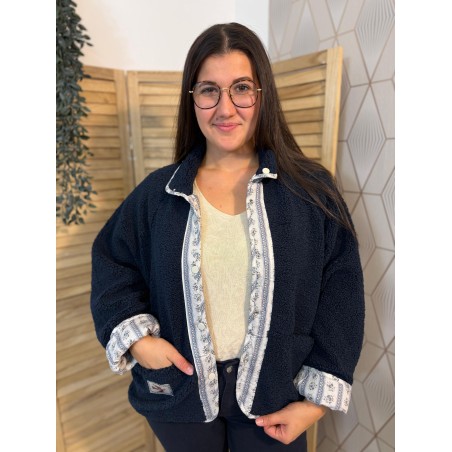 Veste Réversible Season en Moumoute Femme | Marina & Paloma