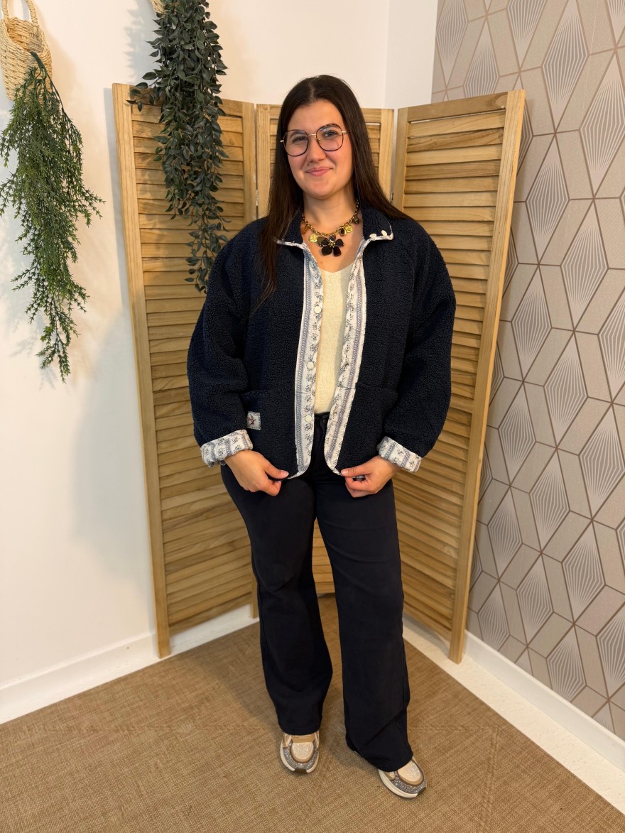 Veste Réversible Season en Moumoute Femme | Marina & Paloma