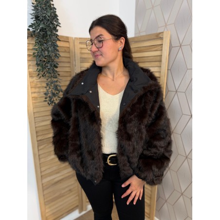 Veste Réversible Effet Fourrure Season Femme | Marina & Paloma