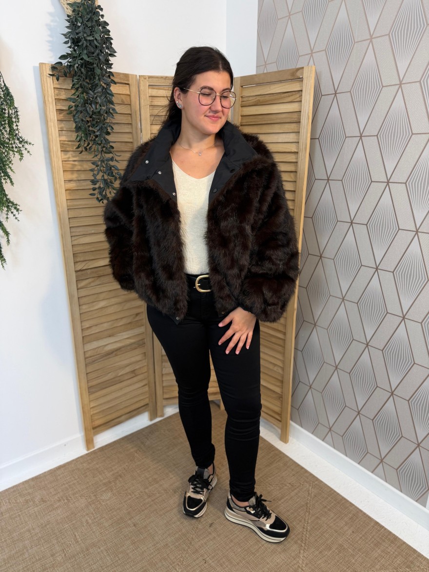 Veste Réversible Effet Fourrure Season Femme | Marina & Paloma