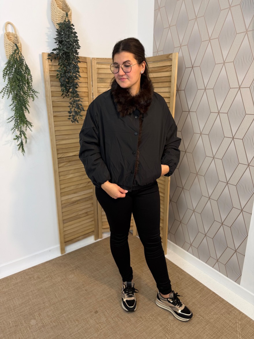 Veste Réversible Effet Fourrure Season Femme | Marina & Paloma