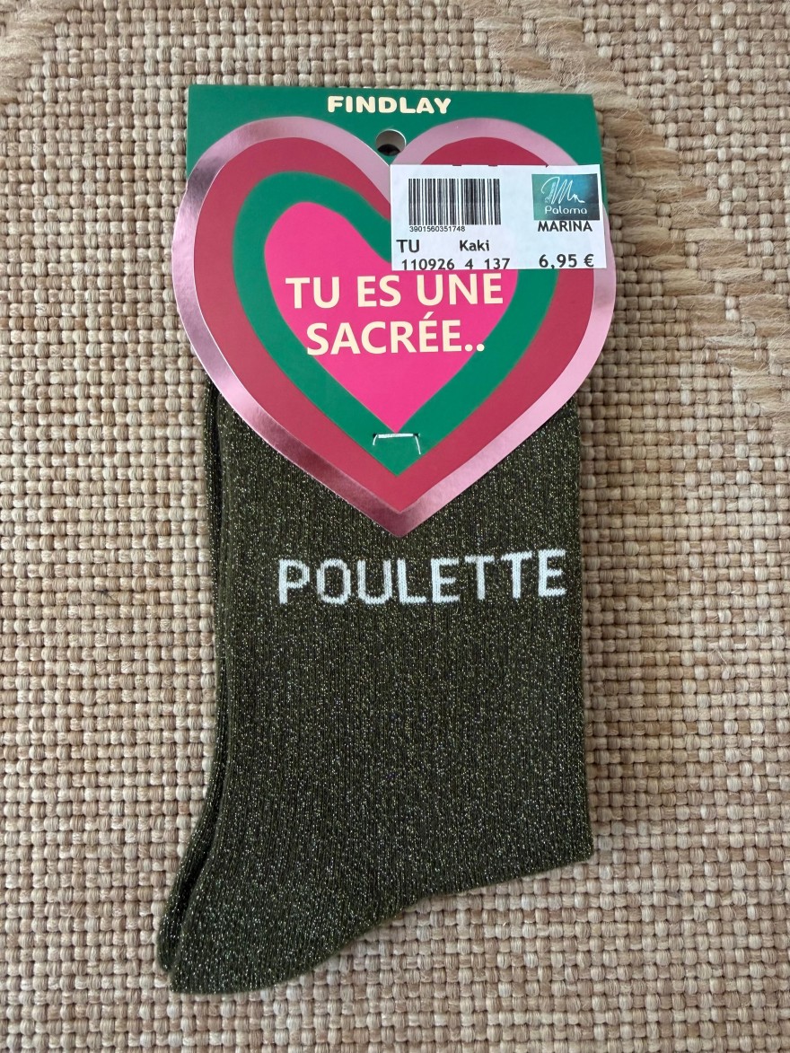 Chaussettes Poulette Pailletées Femme 36-41 Findlay | Marina & Paloma