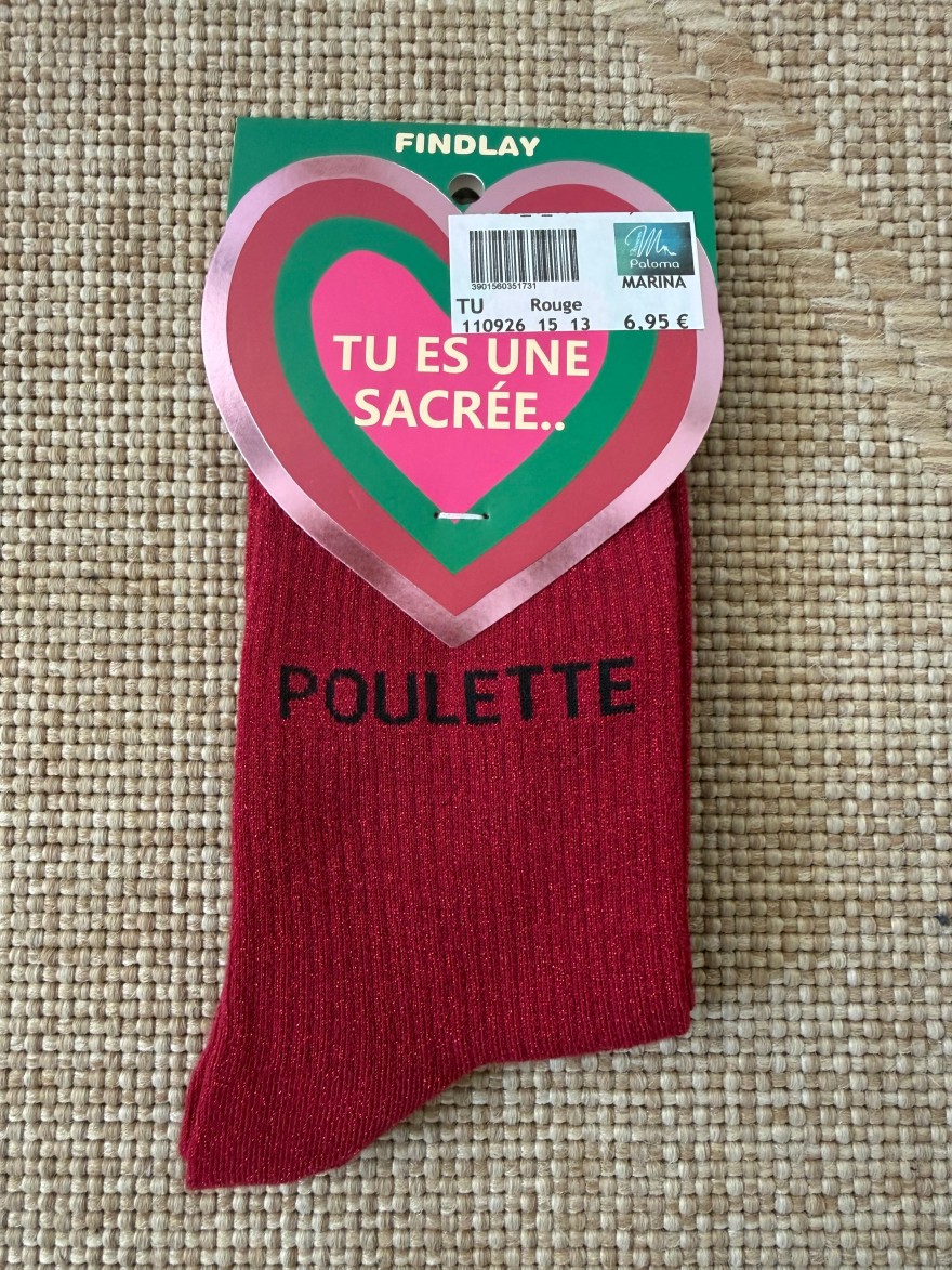 Chaussettes Poulette Pailletées Femme 36-41 Findlay | Marina & Paloma