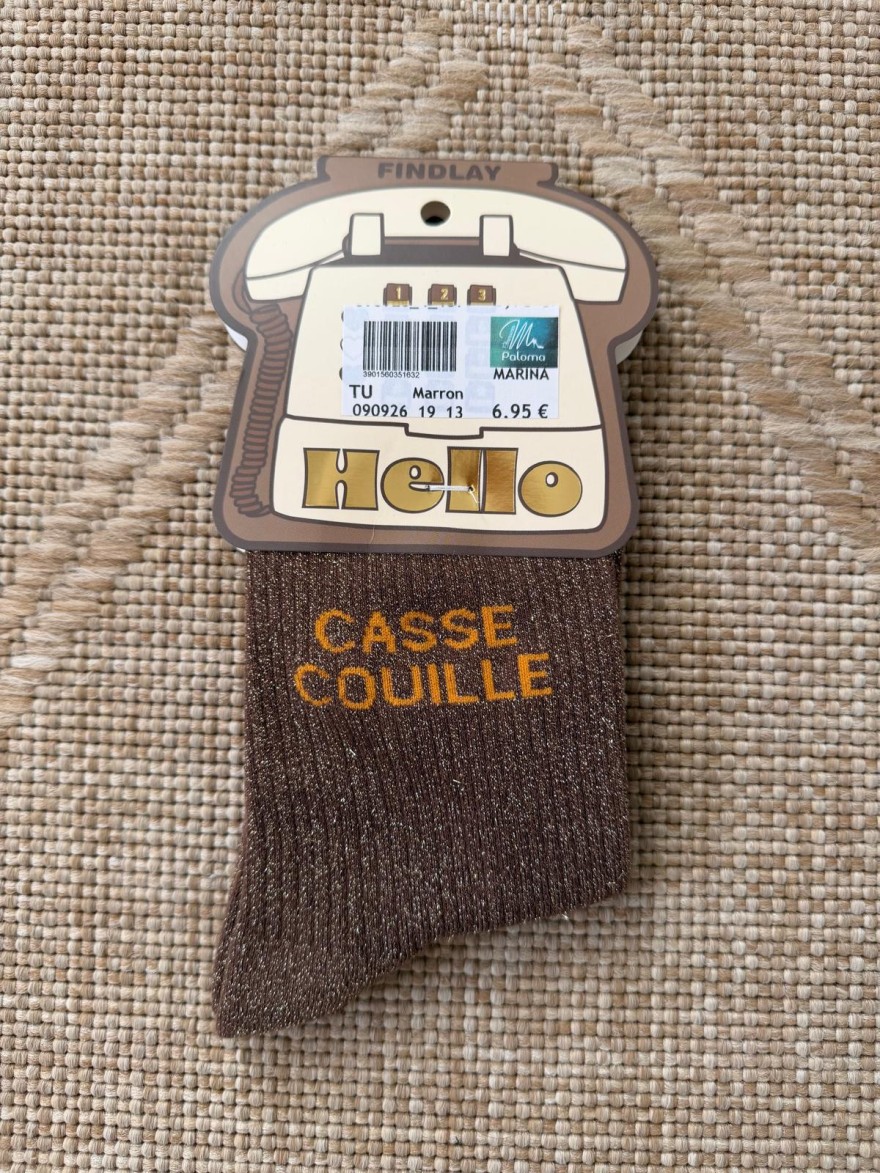 Chaussettes Casse Couille Femme Pailletées Findlay | Marina & Paloma
