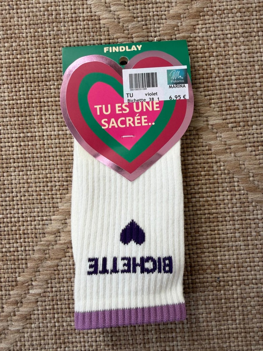 Chaussettes Bichette Femme Cœur 36-41 Findlay | Marina & Paloma