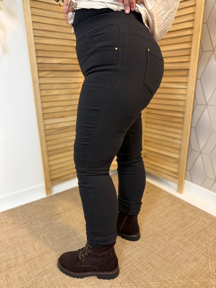 Pantalon Grande Taille Élastiqué Christy Femme | Marina & Paloma