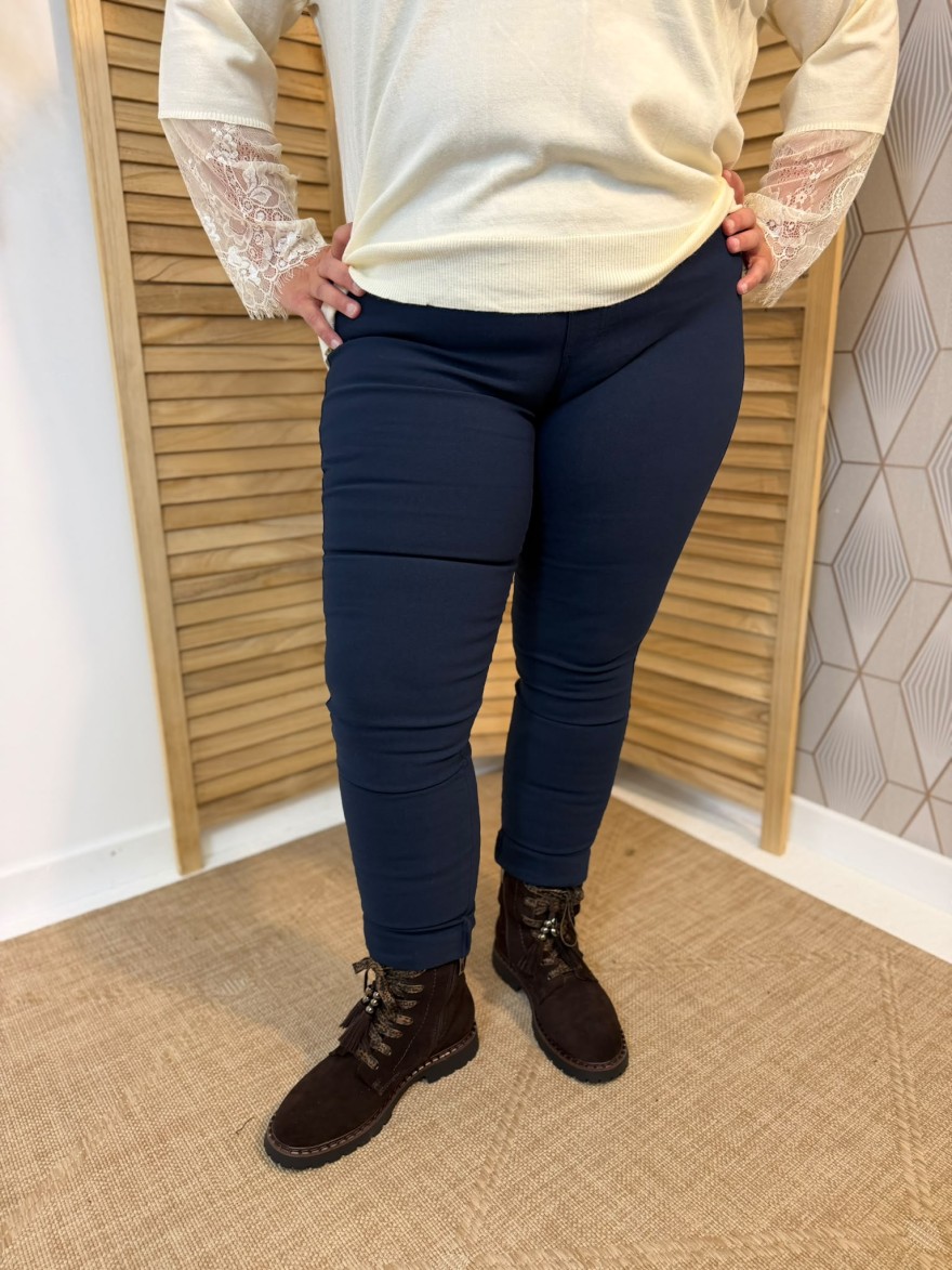 Pantalon Grande Taille Élastiqué Christy Femme | Marina & Paloma