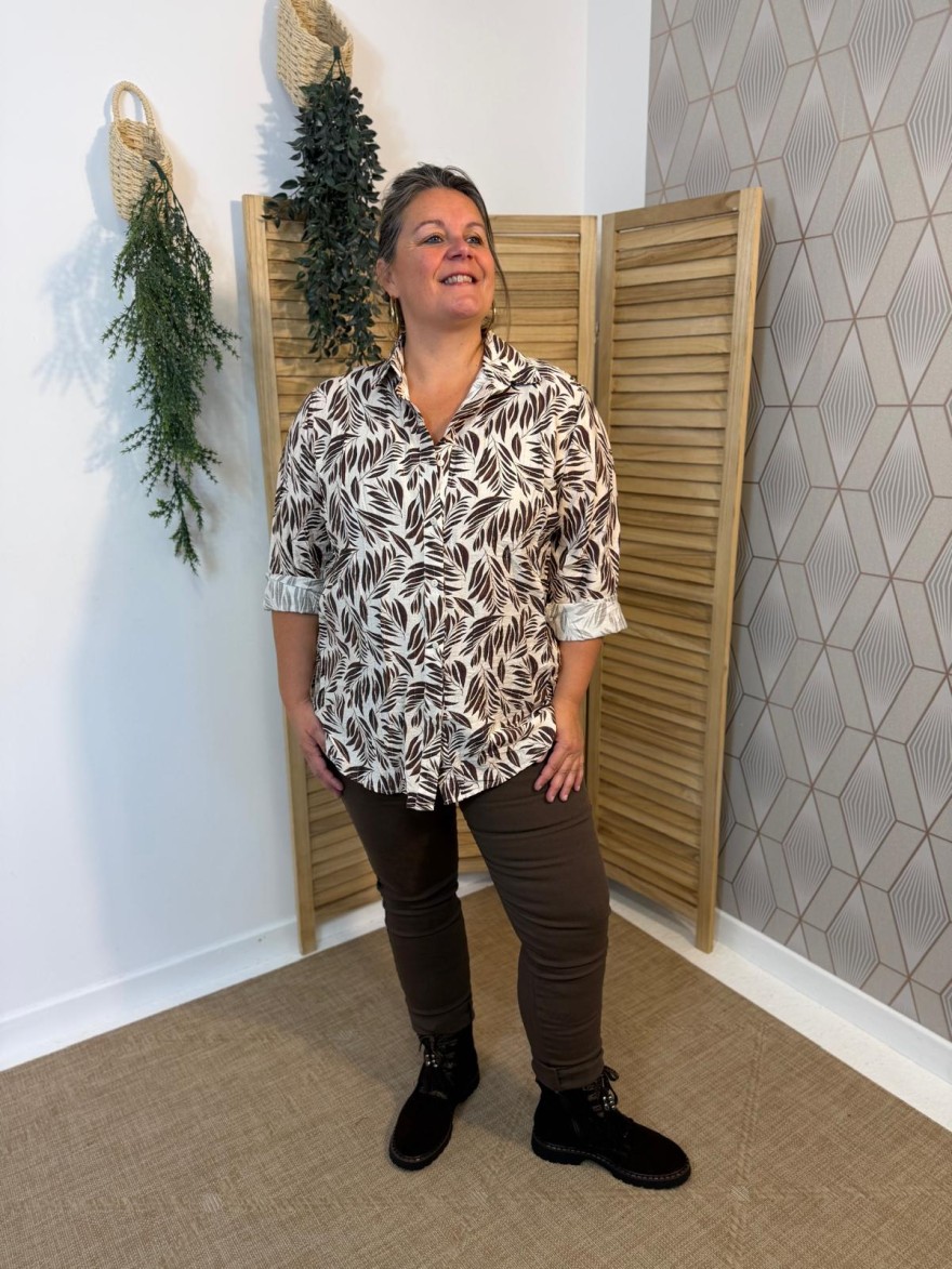 Pantalon Grande Taille Élastiqué Christy Femme | Marina & Paloma