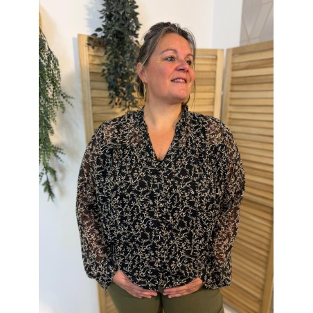Chemise à Motifs Grande Taille By One Femme | Marina & Paloma