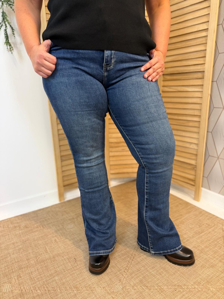 Jean Norfy Flare Taille Haute et Souple Femme | Marina & Paloma