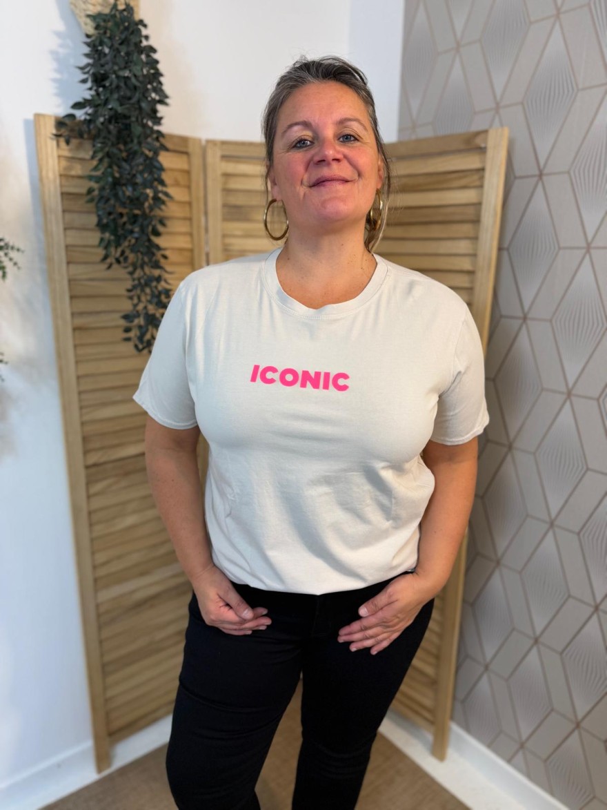 Tee Shirt Iconic Fluo Vivichy Grande Taille Made in Italie | Marina & Paloma