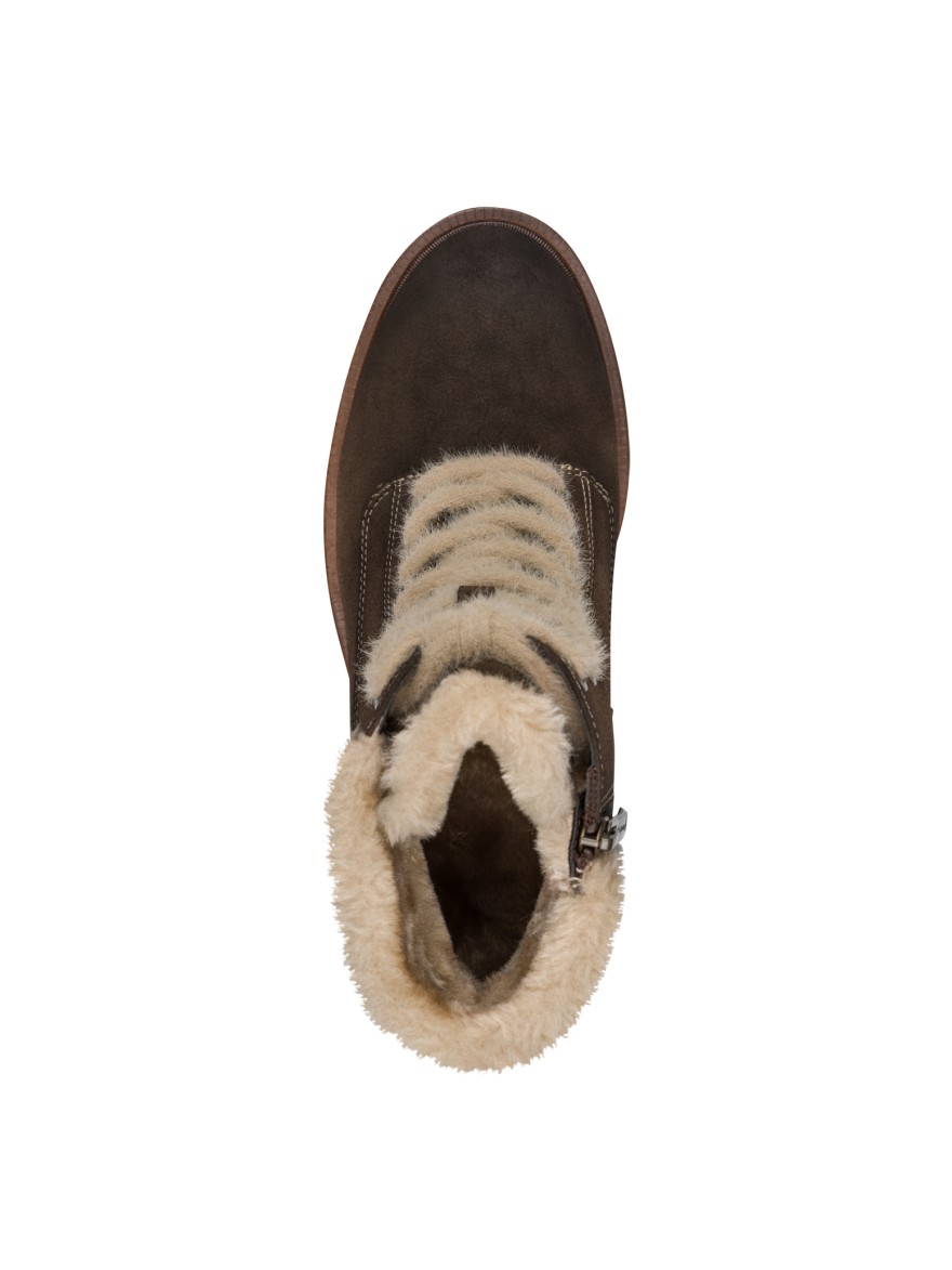Bottine Fourrée Tamaris 26266 Marron à Lacets | Marina & Paloma