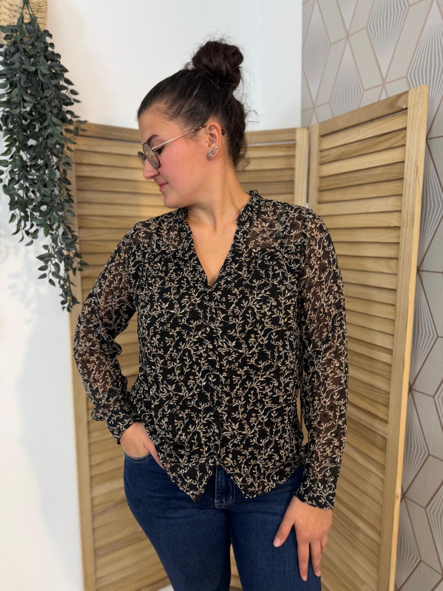 Chemise à Motifs By One Femme Imprimé Fleuri | Marina & Paloma