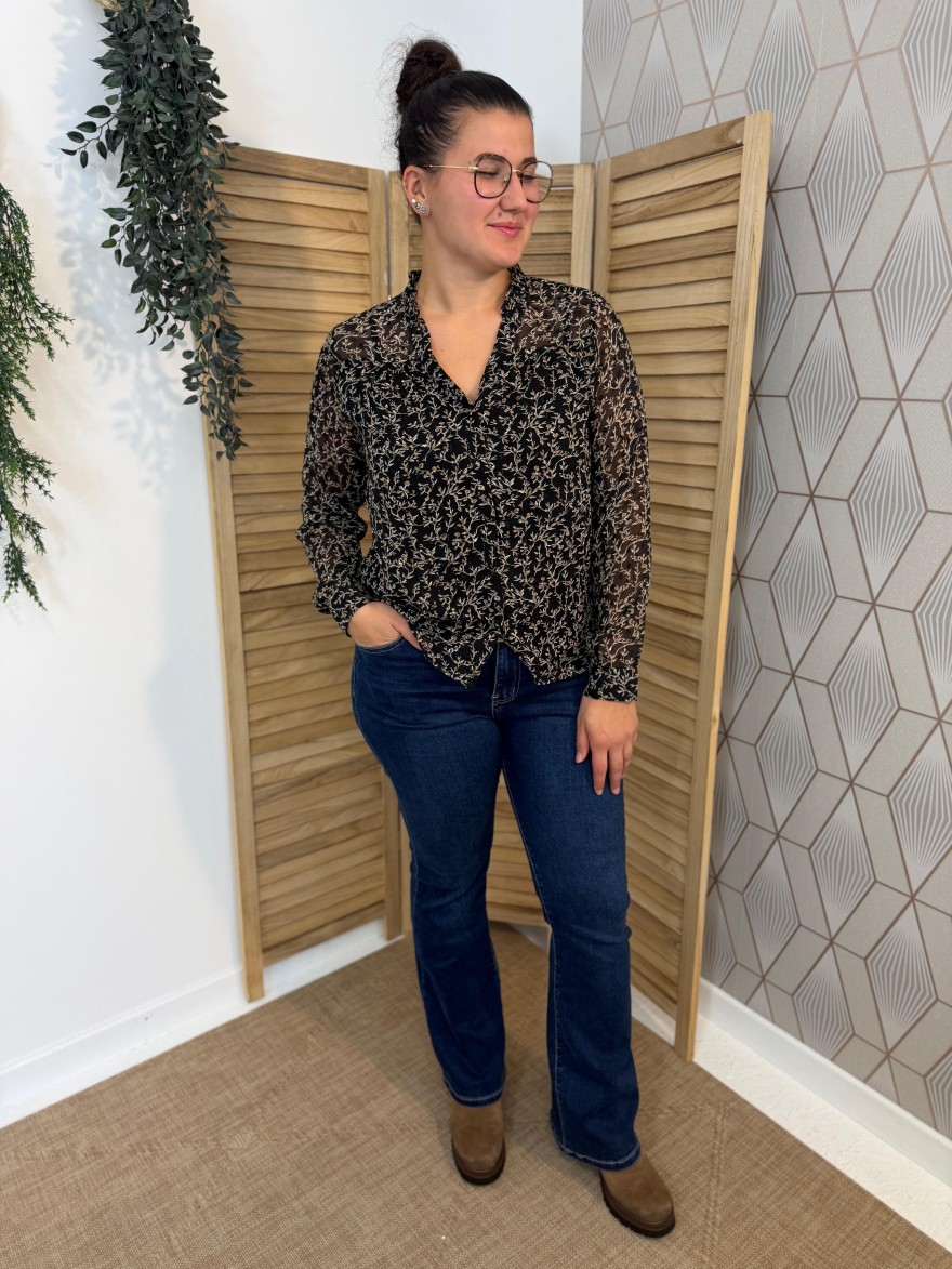 Chemise à Motifs By One Femme Imprimé Fleuri | Marina & Paloma