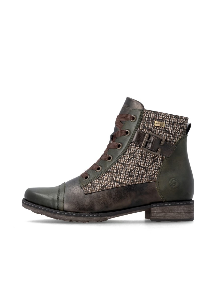 Bottine à Lacet Remonte D4381-52 Talon 3 cm | Marina & Paloma