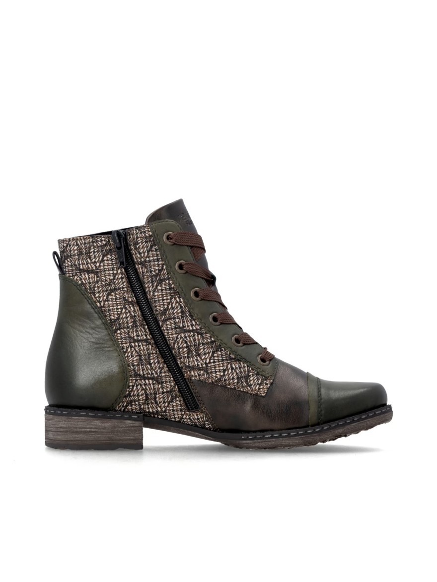 Bottine à Lacet Remonte D4381-52 Talon 3 cm | Marina & Paloma
