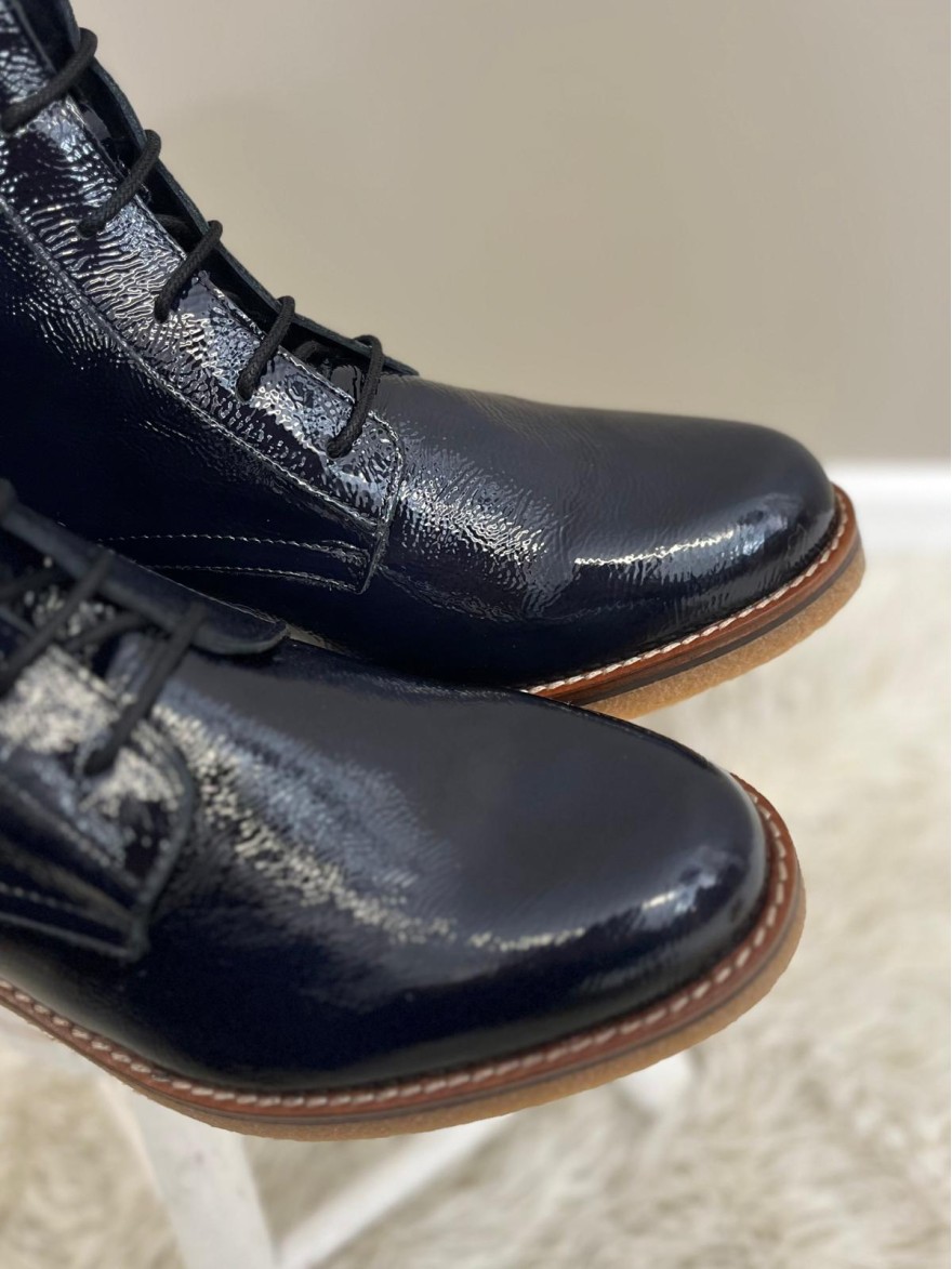 Bottine Dorking Lucero D8686 Marine à Lacets | Marina & Paloma