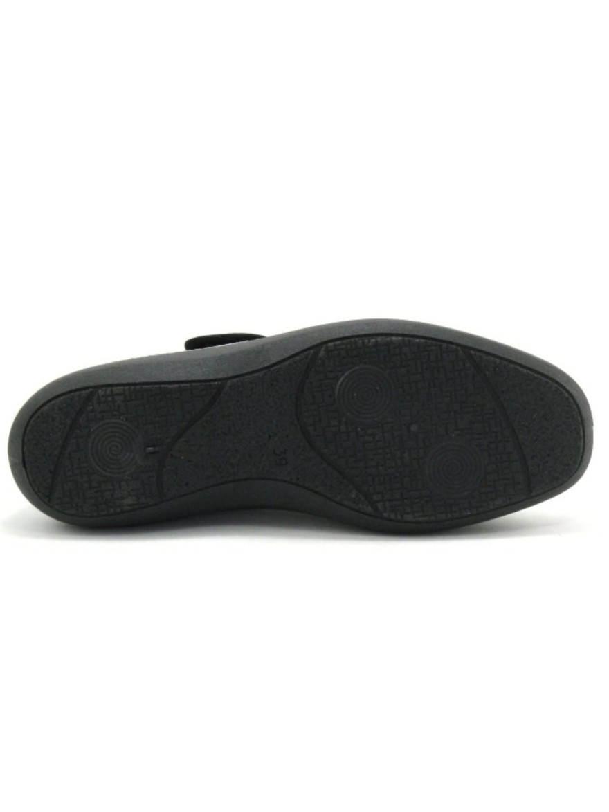 Chausson à Bride Fargeot Tarama Gris Compensé 3 cm | Marina & Paloma