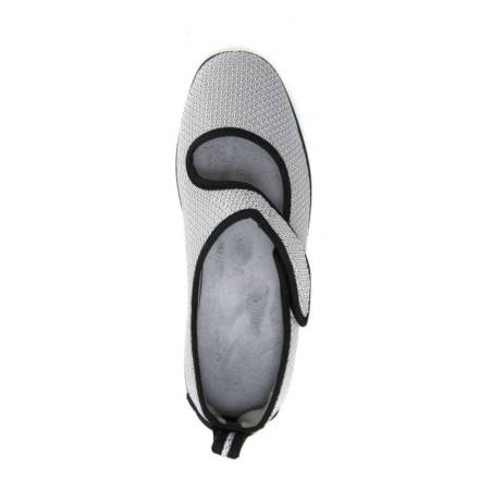 Chausson à Bride Fargeot Tarama Gris Compensé 3 cm | Marina & Paloma