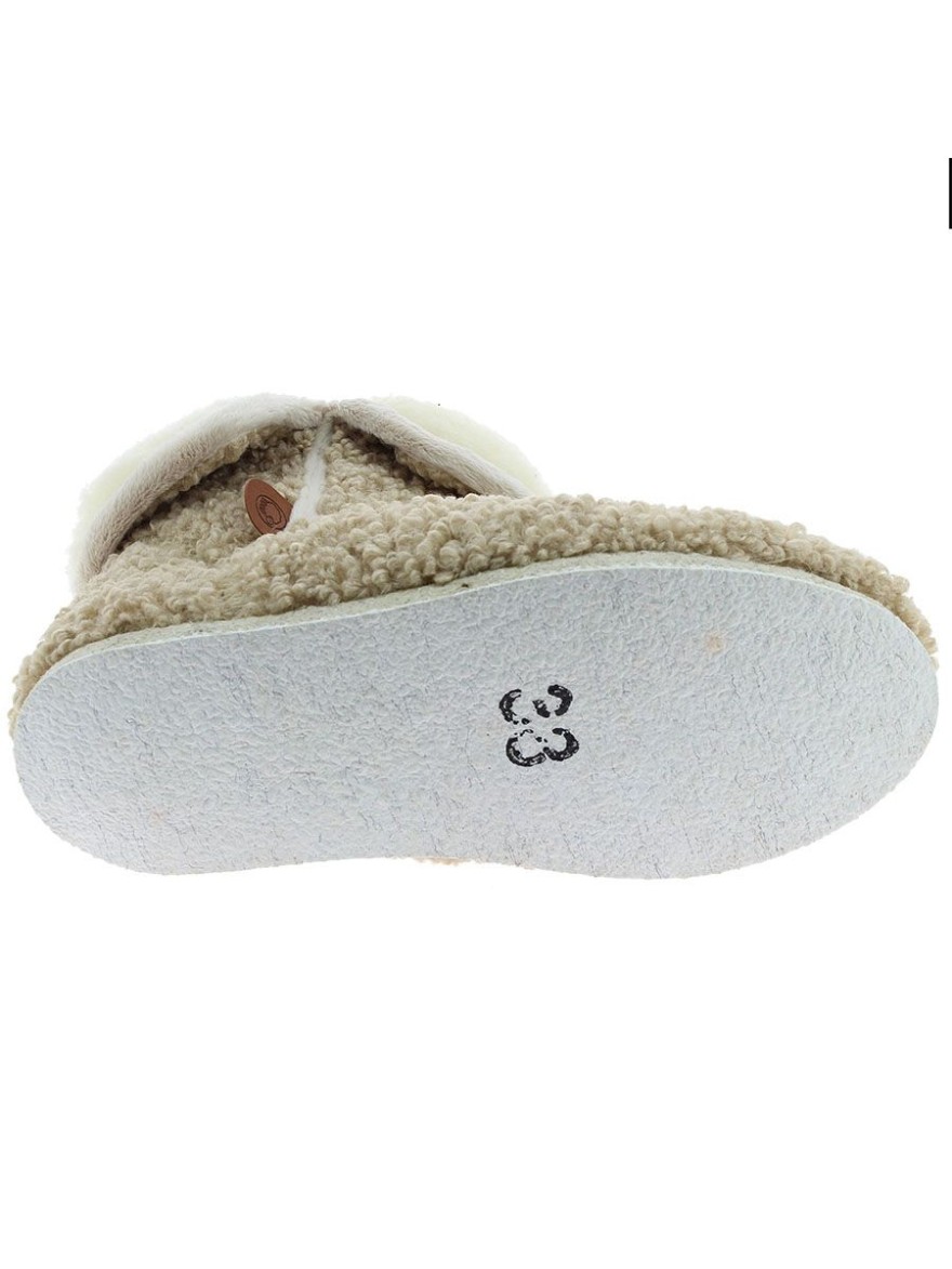 Chausson Montant Chausse Mouton Capucine Beige | Marina & Paloma