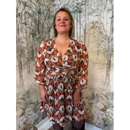 Robe à Motifs By One Grande Taille Femme | Marina & Paloma