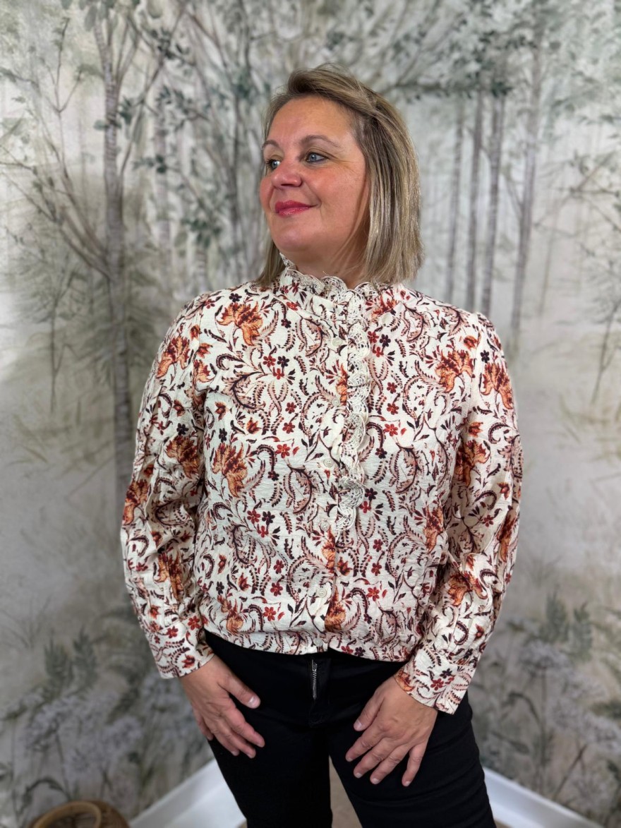 Chemise Maelle à Motifs Grande Taille Femme | Marina & Paloma