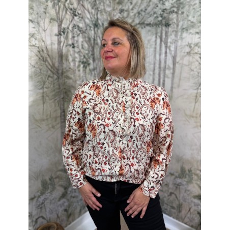 Chemise Maelle à Motifs Grande Taille Femme | Marina & Paloma