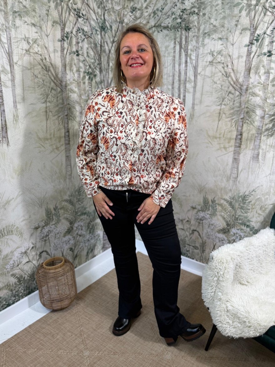 Chemise Maelle à Motifs Grande Taille Femme | Marina & Paloma