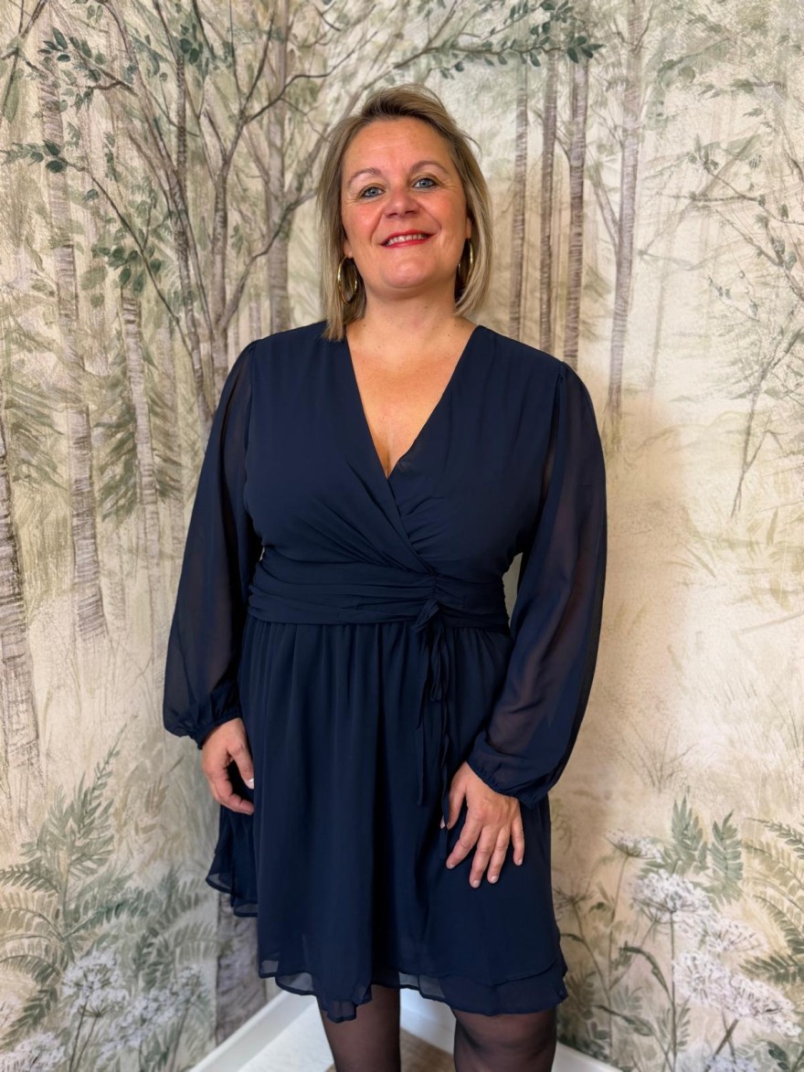 Robe By One Grande Taille Manches Longues Femme | Marina & Paloma