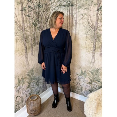 Robe By One Grande Taille Manches Longues Femme | Marina & Paloma