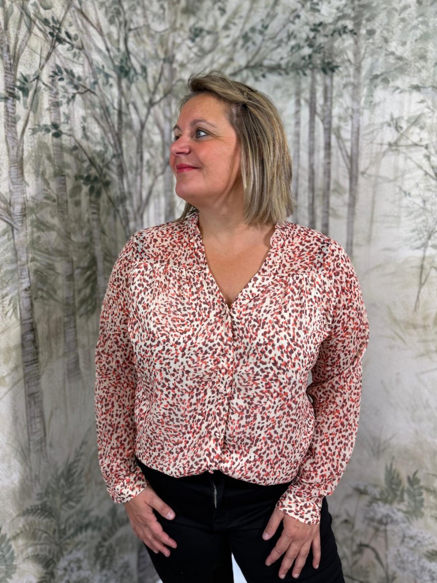 Chemise Maelle à Motifs Grande Taille Femme | Marina & Paloma