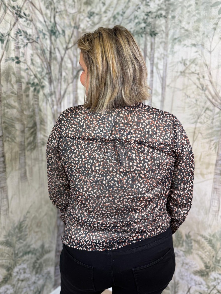 Chemise Maelle à Motifs en Grande Taille | Style Automnal | Marina & Paloma
