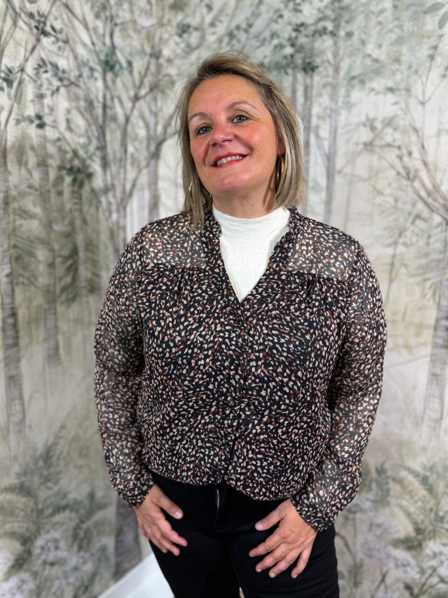 Chemise Maelle à Motifs en Grande Taille | Style Automnal | Marina & Paloma