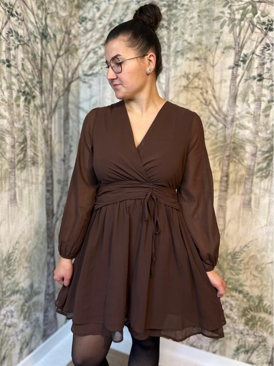 Robe By One Grande Taille Manches Longues Femme | Marina & Paloma
