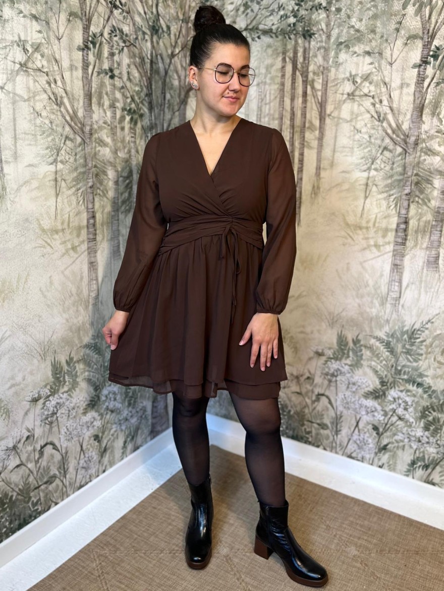 Robe By One Grande Taille Manches Longues Femme | Marina & Paloma