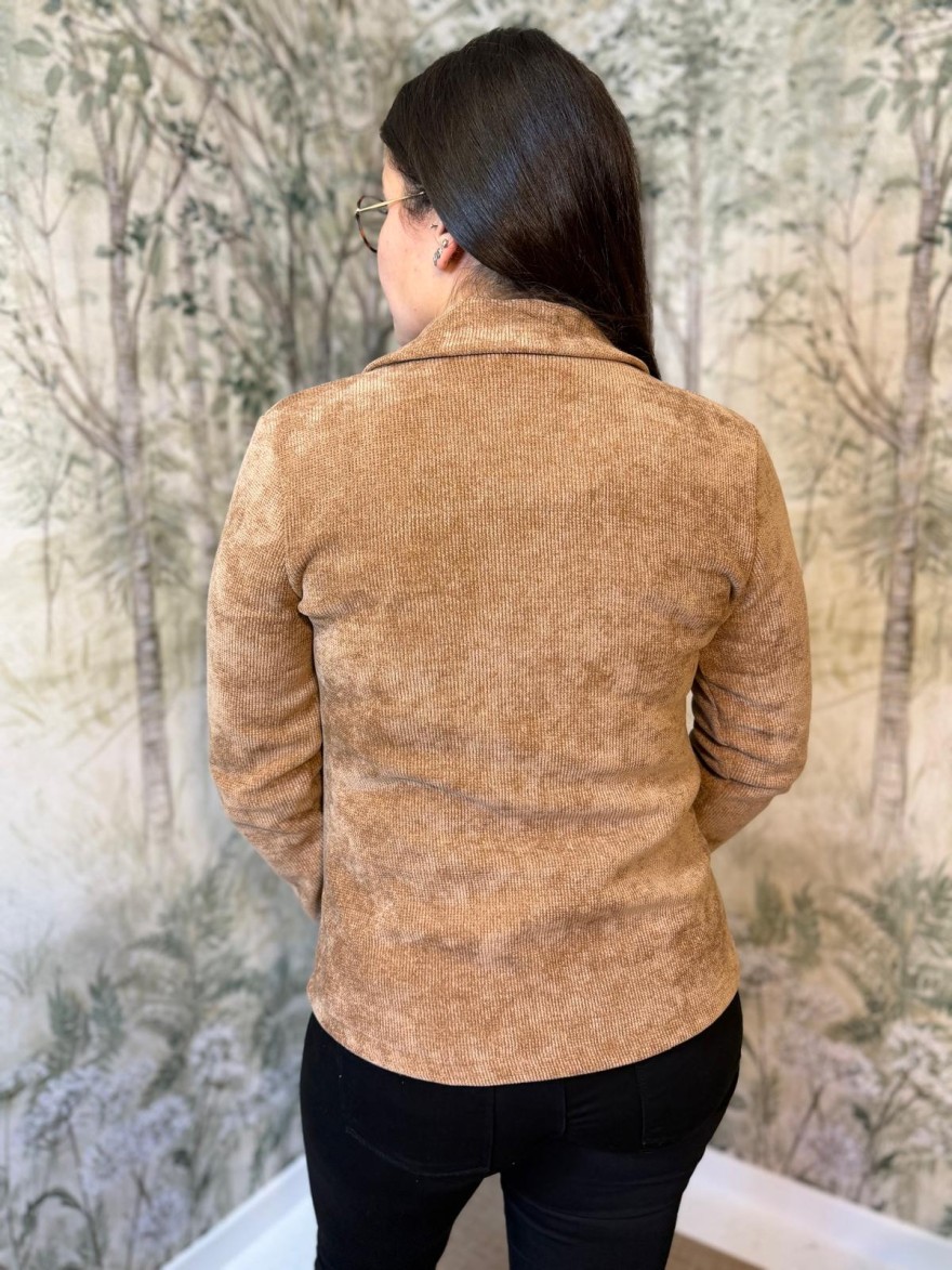 Veste Blazer Effet Velours Petit Prix | Marina & Paloma