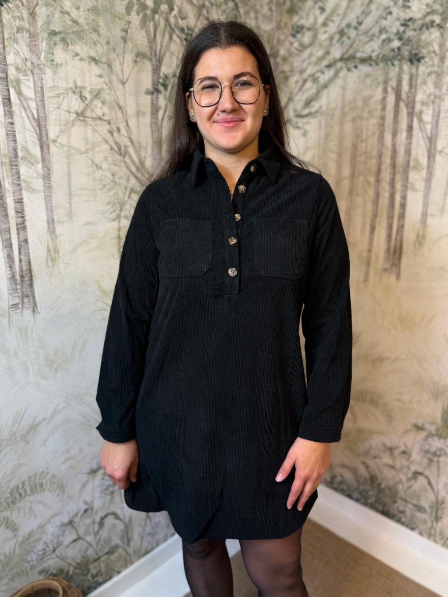 Robe Velours Côtelé Grande Taille Maelle Femme | Marina & Paloma