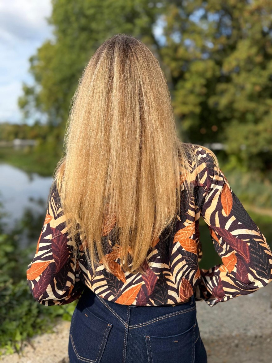 Chemise à Motifs Maelle Femme Imprimé Feuillage | Marina & Paloma