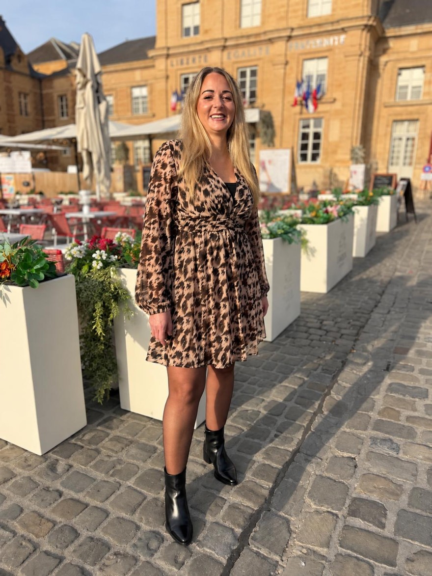 Robe Manches Longues Fluide Emma et Ella | Marina & Paloma