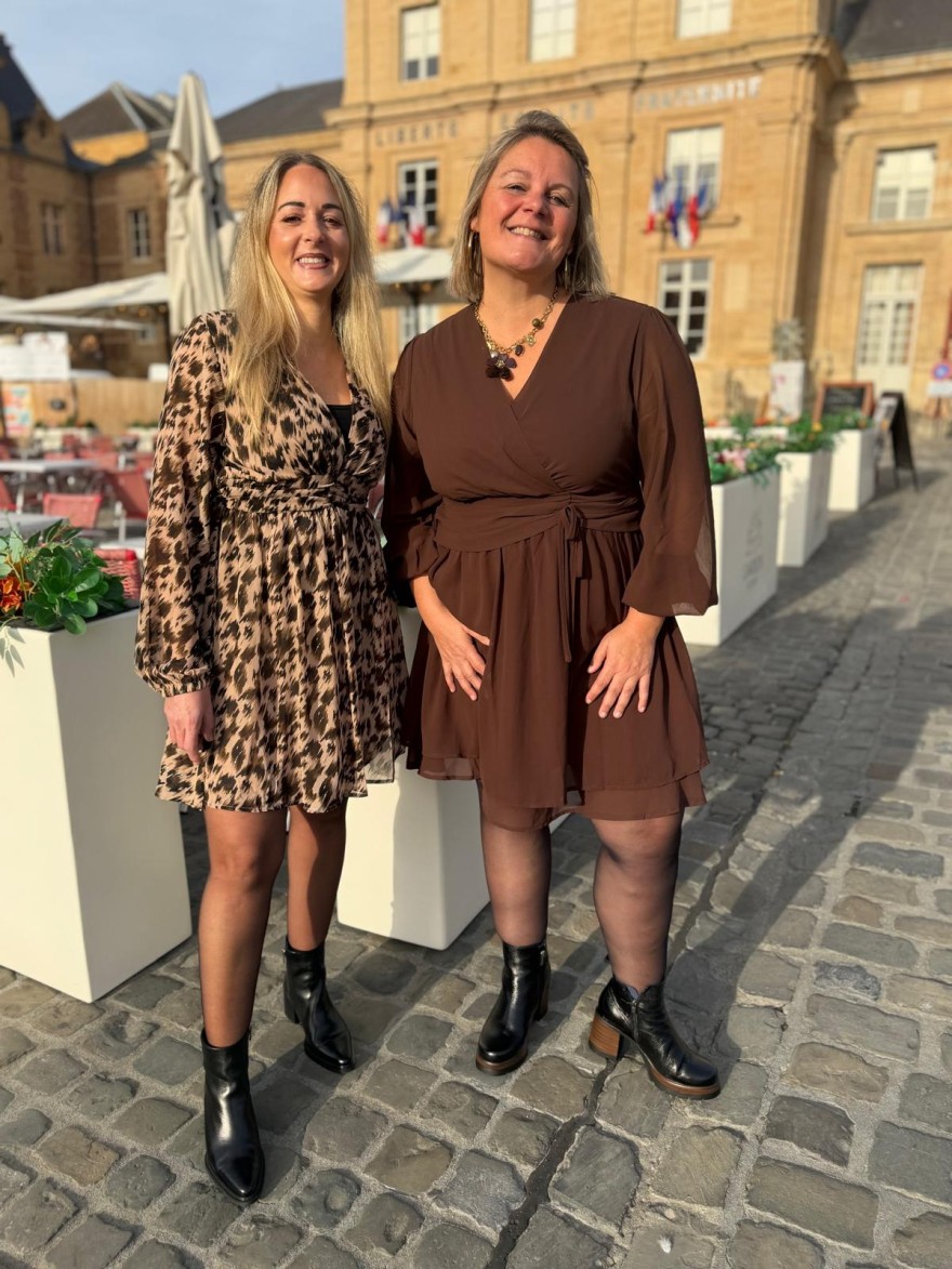 Robe Manches Longues Fluide Emma et Ella | Marina & Paloma