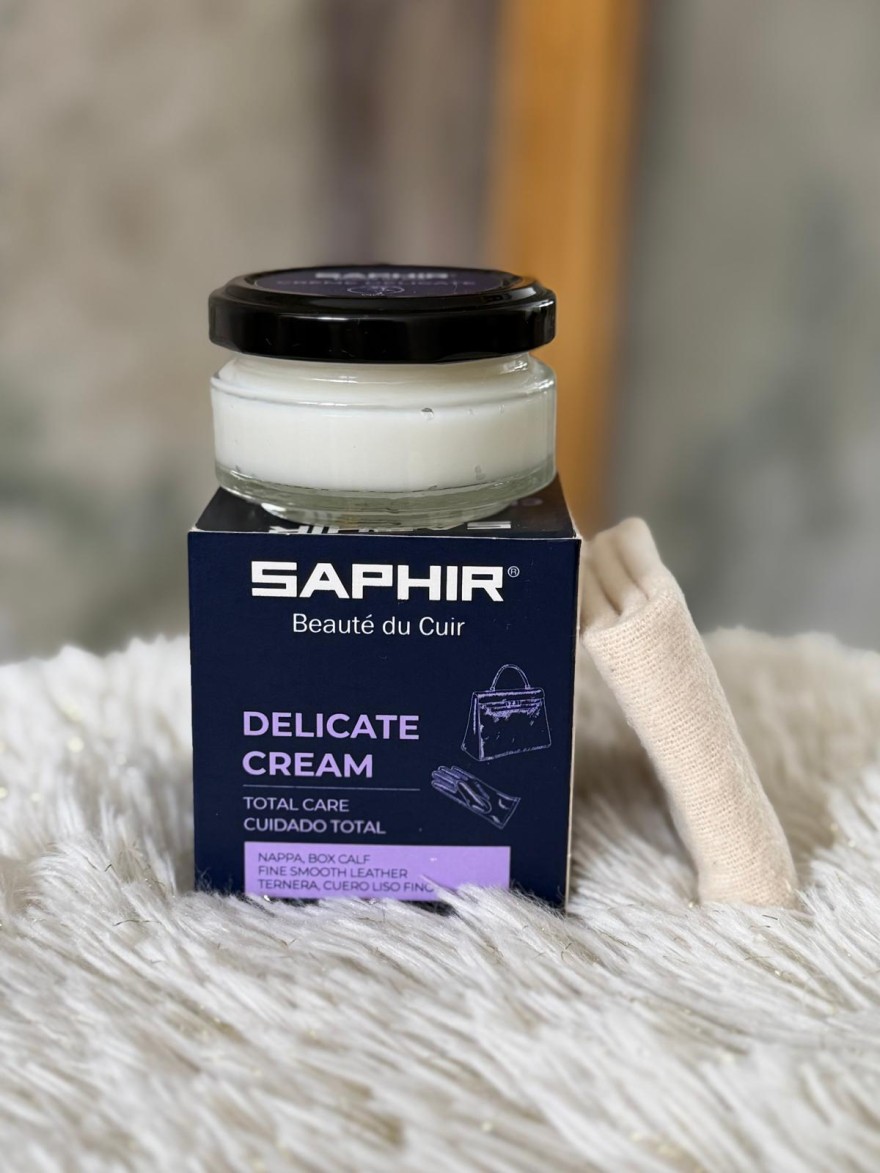 Crème Délicate Saphir 50 ml – Soin Nourrissant Cuir Lisse