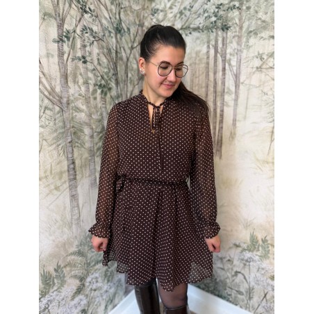 Robe Fluide à Pois Femme Emma et Ella | Marina & Paloma
