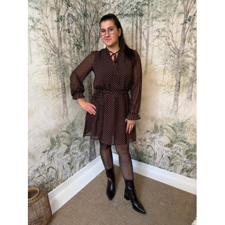 Robe Fluide à Pois Femme Emma et Ella | Marina & Paloma