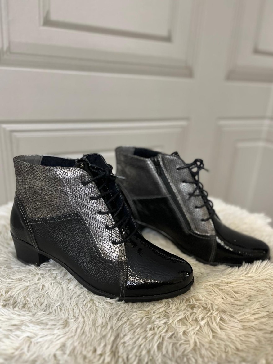 Bottine à Talon Suave 9921 Sydney en Cuir | Marina & Paloma
