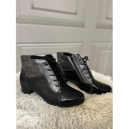 Bottine à Talon Suave 9921 Sydney en Cuir | Marina & Paloma