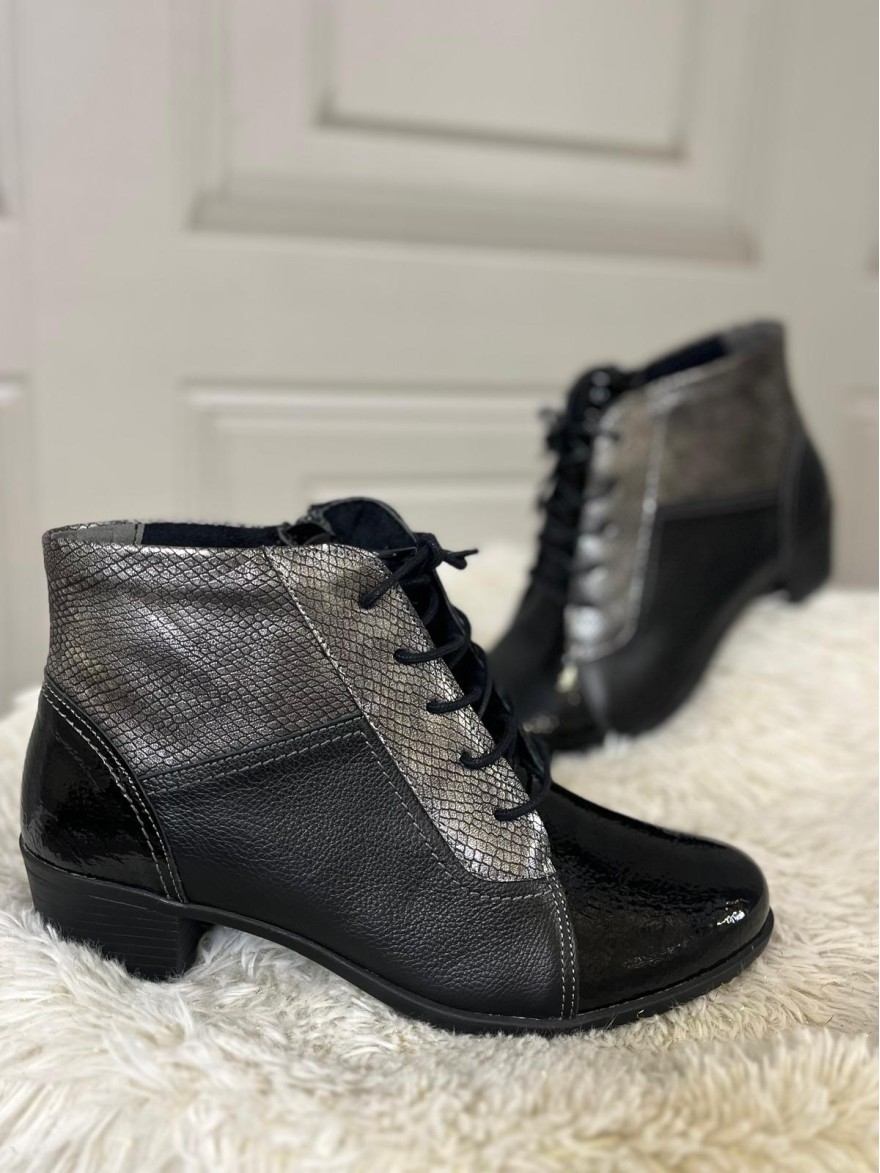 Bottine à Talon Suave 9921 Sydney en Cuir | Marina & Paloma