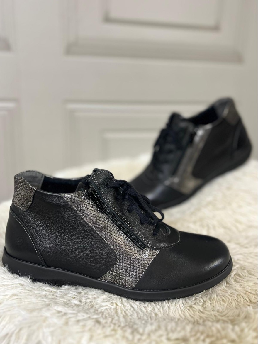 Bottine à Lacet Suave 6601 Oxford en Cuir | Marina & Paloma